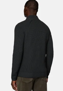 Pull Full Zip Anthracite En Laine Mérinos
