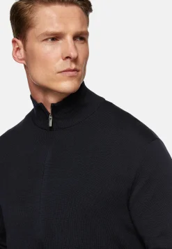 Pull Full Zip En Laine Mérinos