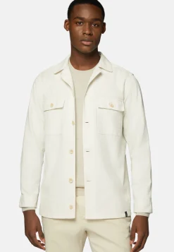 Surchemise Blanche En Velours