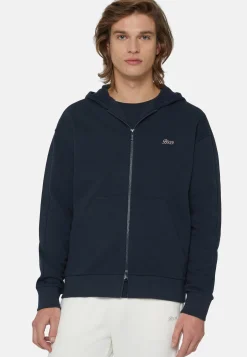 Sweat-Shirt Full Zip En Coton Bio Mélangé