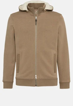 Sweat-shirt Rembourré À Capuche En Coton Tencel