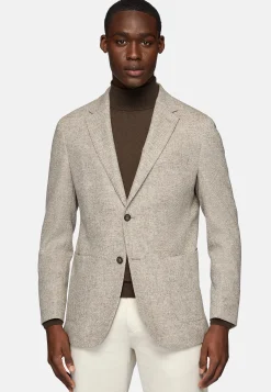Veste Beige En Pure Laine