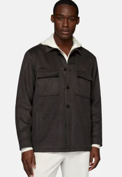 Veste Chemise Link En Cachemire Mélangé