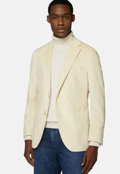 Veste Crème En Coton Et Cachemire