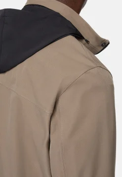 Veste De Treillis En Tissu Technique Recyclé B Tech