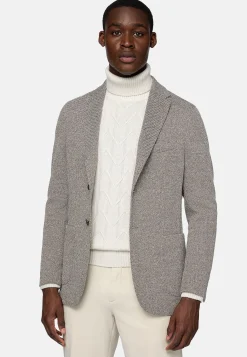 Veste Gris Tourterelle B Jersey En Coton Et Polyester