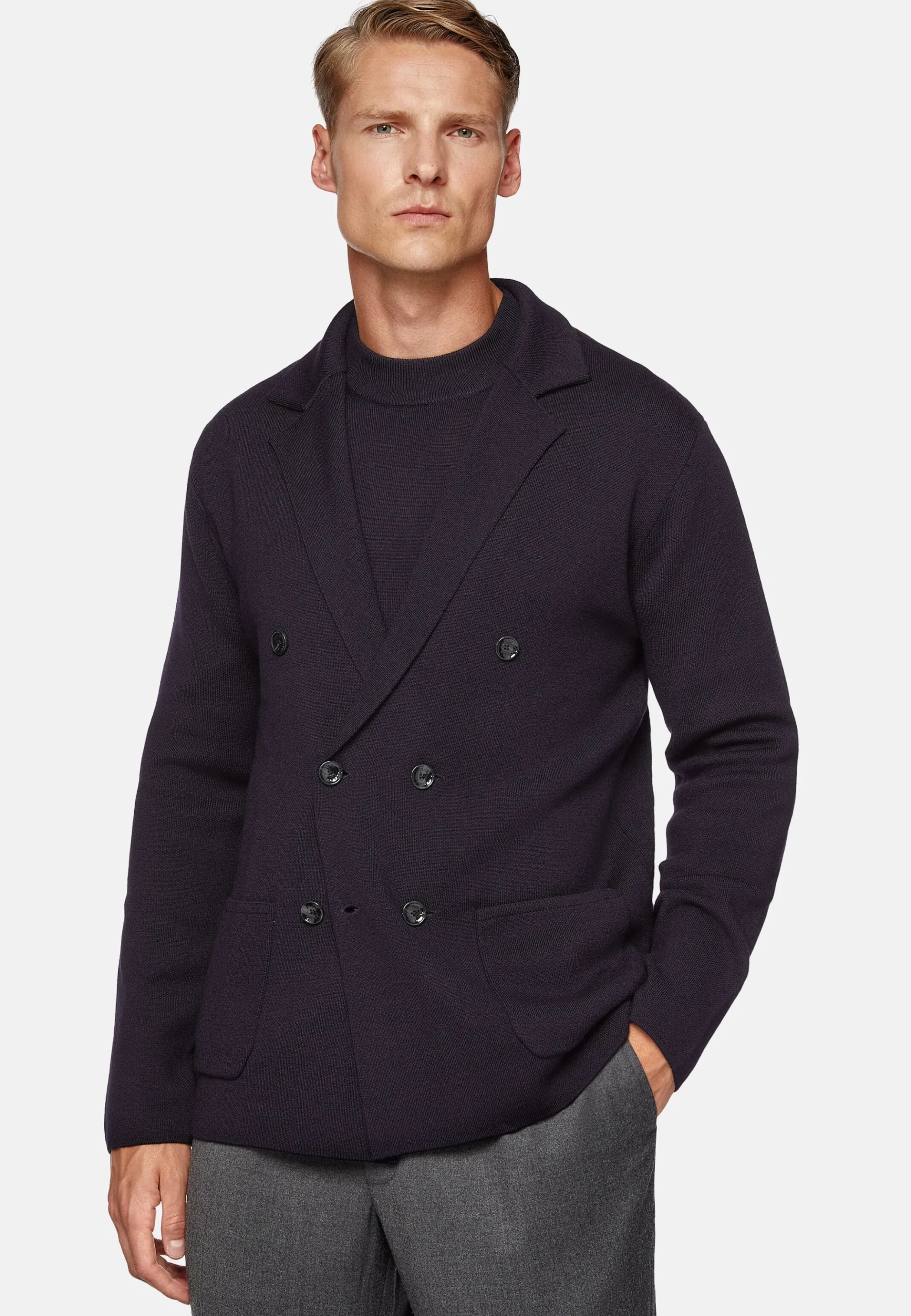 Veste Pull En Laine Mérinos